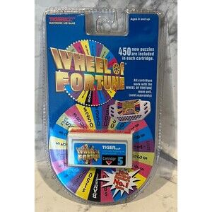 Vintage 1995 Tiger Electronics Wheel Of Fortune Cartridge #5 LCD Game